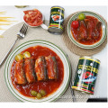 Kostengünstiger Canfertefood Makrelen in Tomatensauce